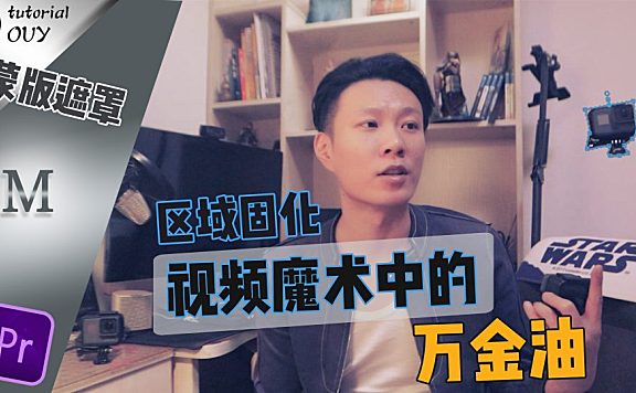 【PR进阶教程】视频魔术中的万金油，遮罩技巧-区域固化！