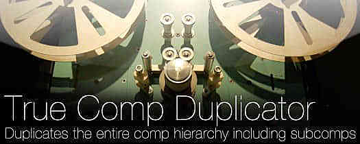 AE合成复制脚本 – Aescripts True Comp Duplicator v3.9.14 中英双版