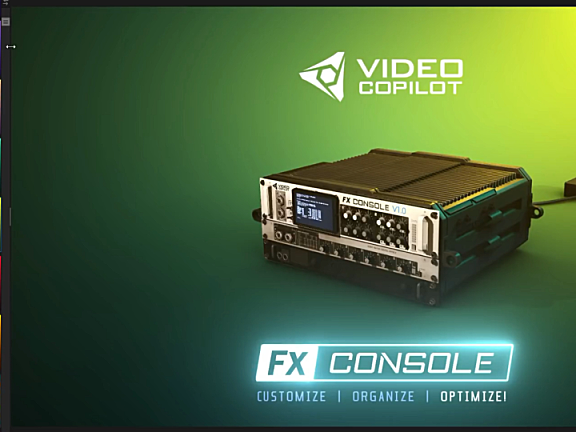AE插件-特效管理控制台（附教程） VideoCopilot FXConsole v1.0.5 Win/Mac