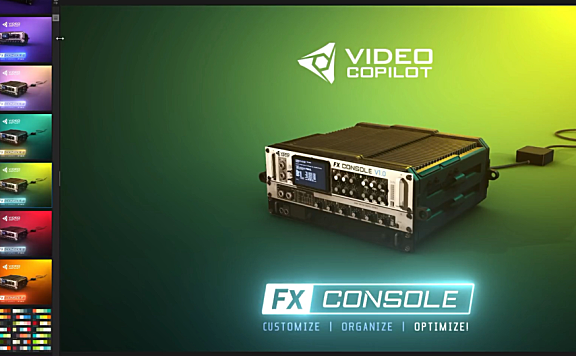 AE插件-特效管理控制台（附教程） VideoCopilot FXConsole v1.0.5 Win/Mac