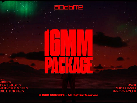 31个老式胶片电影污渍噪点-4K高清素材 AcidBite – 16mm