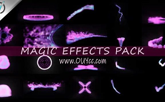 20个魔法粒子能量烟雾特效动画包 Magic Effects Pack