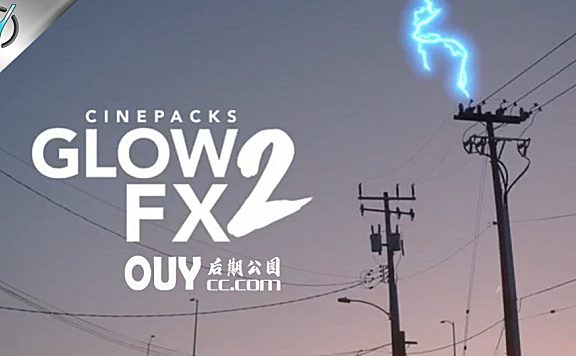 122个霓虹手绘发光线条动画叠加素材包-4K高清素材 CinePacks Glow FX 2