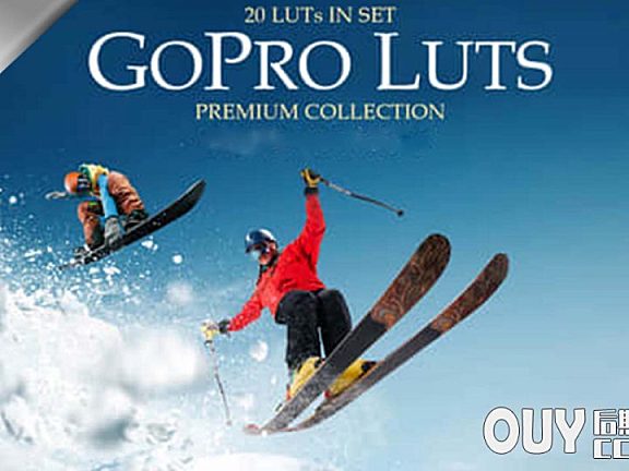 20个Gopro专用极限运动LUTS调色预设Gopro LUTs
