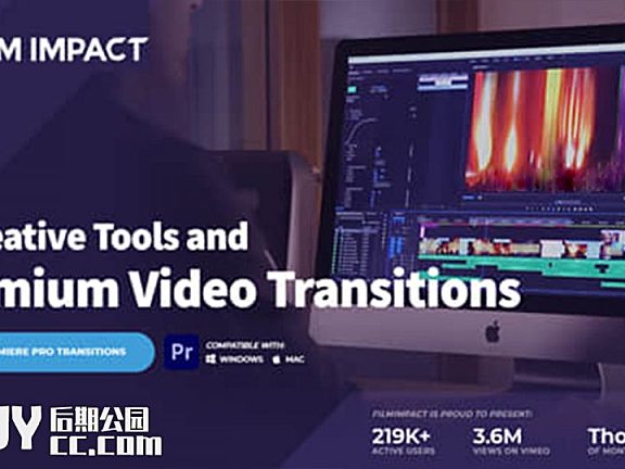 最受欢迎的PR特效转场插件合集包 FilmImpact Premium Video Transitions V4.5.3 Win