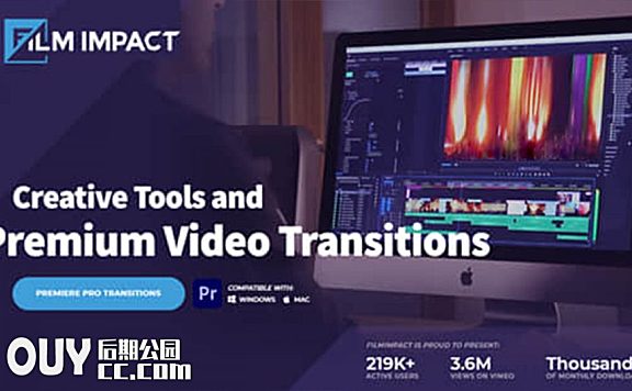最受欢迎的PR特效转场插件合集包 FilmImpact Premium Video Transitions V4.5.3 Win