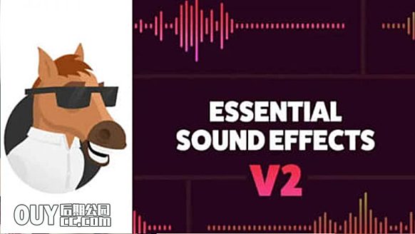【音效库】马头人（MisterHorse）MG动画常用1070个音效 Essential Sound Effects V2