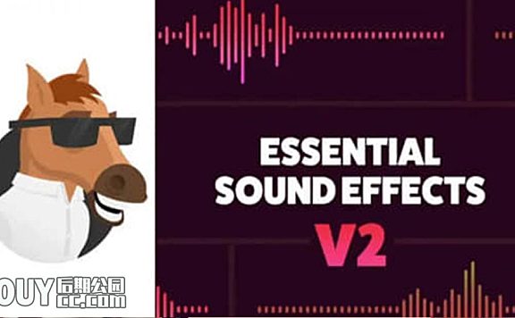 【音效库】马头人（MisterHorse）MG动画常用1070个音效 Essential Sound Effects V2