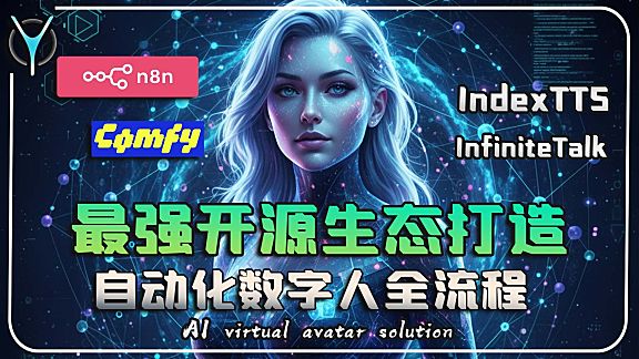 【n8n智能数字人构建全流程-1】自由操控你的ComfyUI功能全面解禁、文件调度深入理解，批量剪辑成为可能！